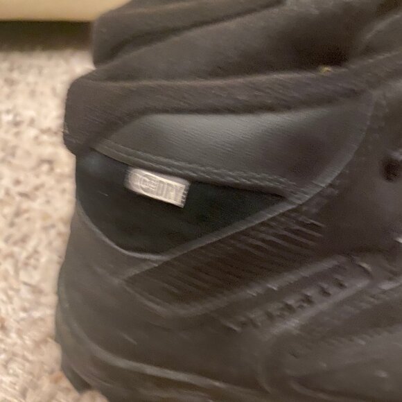 GUC Merrell Men All Black Waterproof 200 Gram Warm Winter Boots Size 11 - Picture 10 of 13